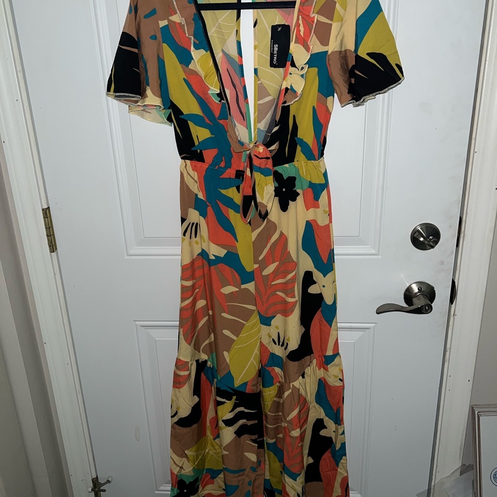 SBetro Resort Floral Jumpsuit